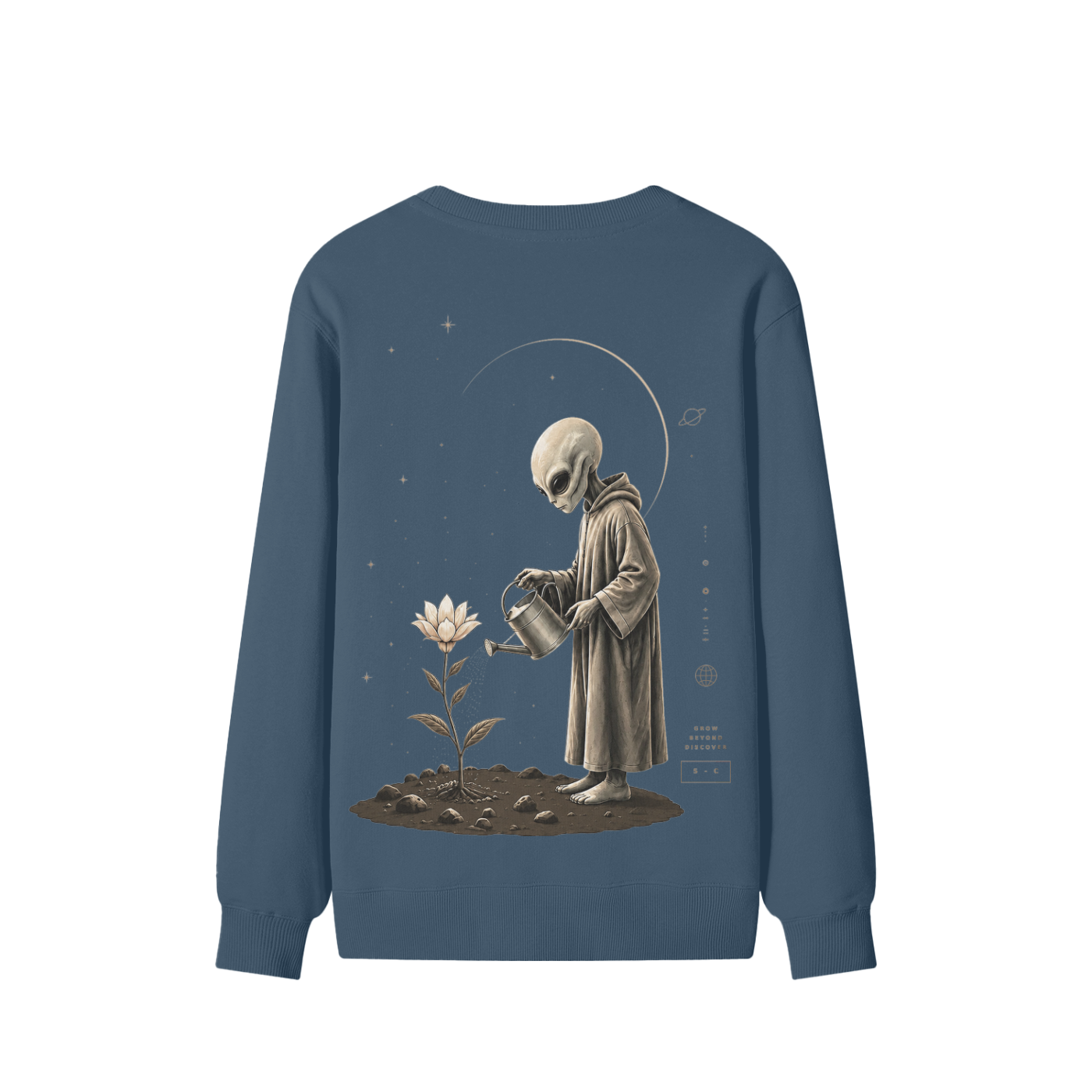 Space Cadet Flower Of Life Crewneck