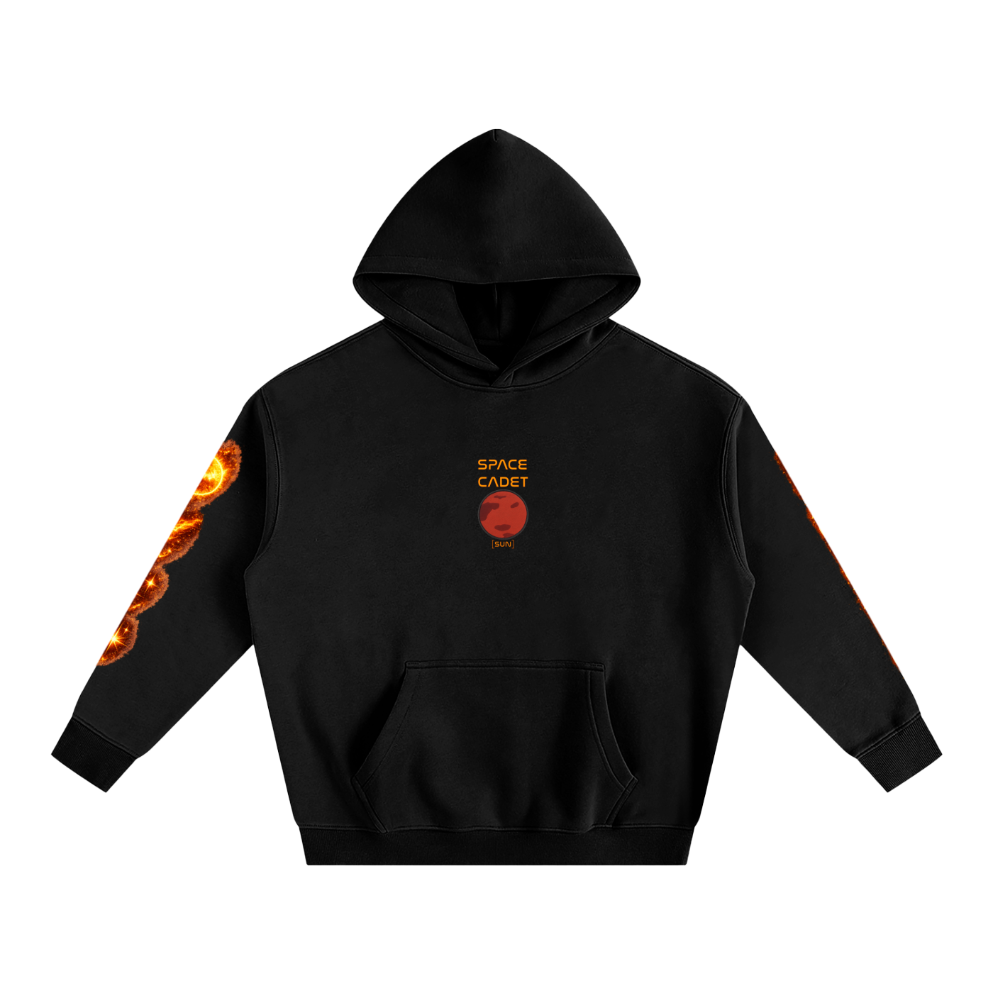 Sun Oversize Fleeced Hoodie