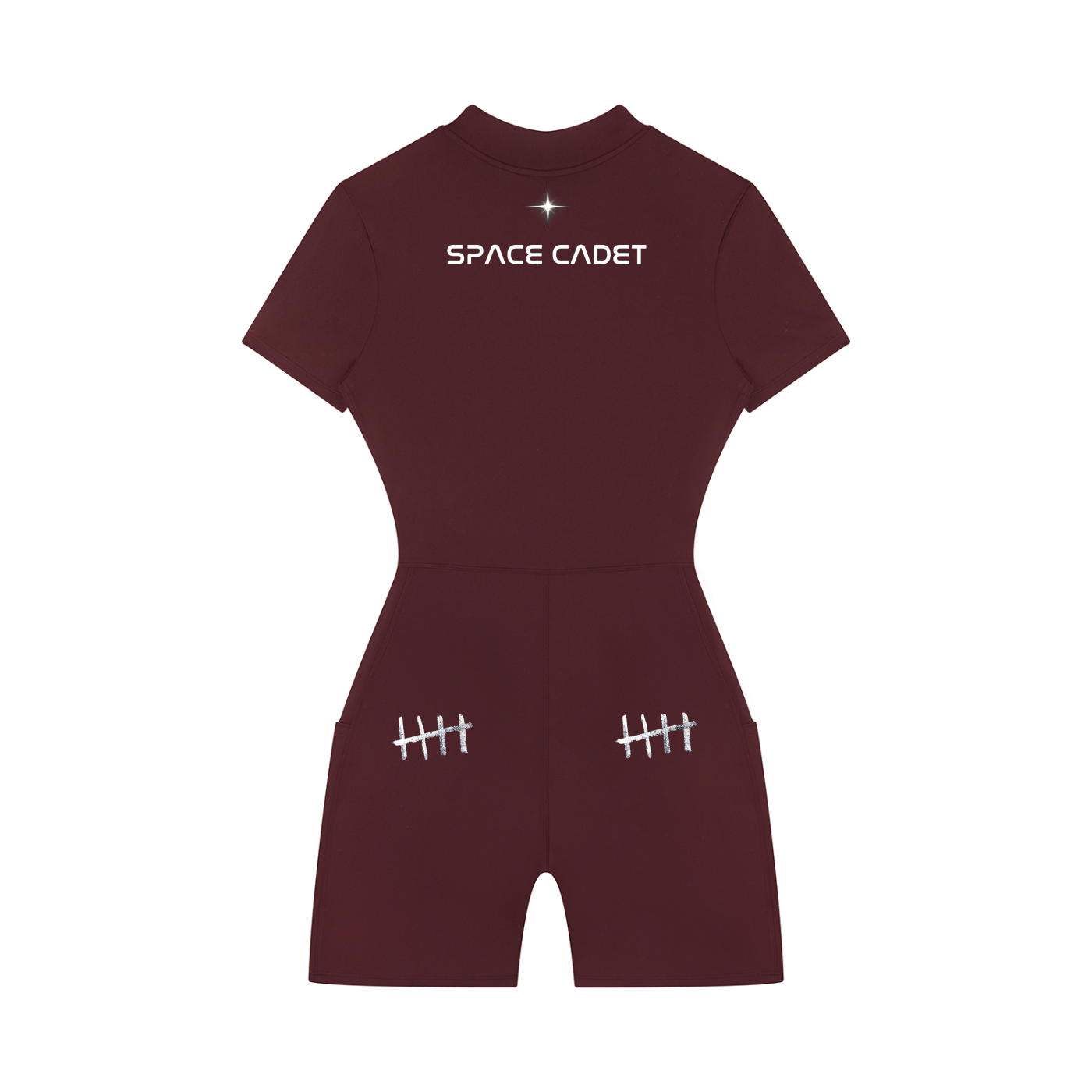 Space Cadet Quarter-Zip Short Sleeve Romper