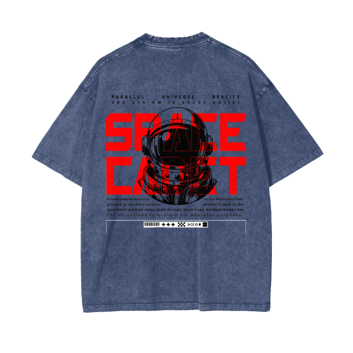 V2.1 Space Cadet Summer Release Acid Wash Oversized T-Shirt