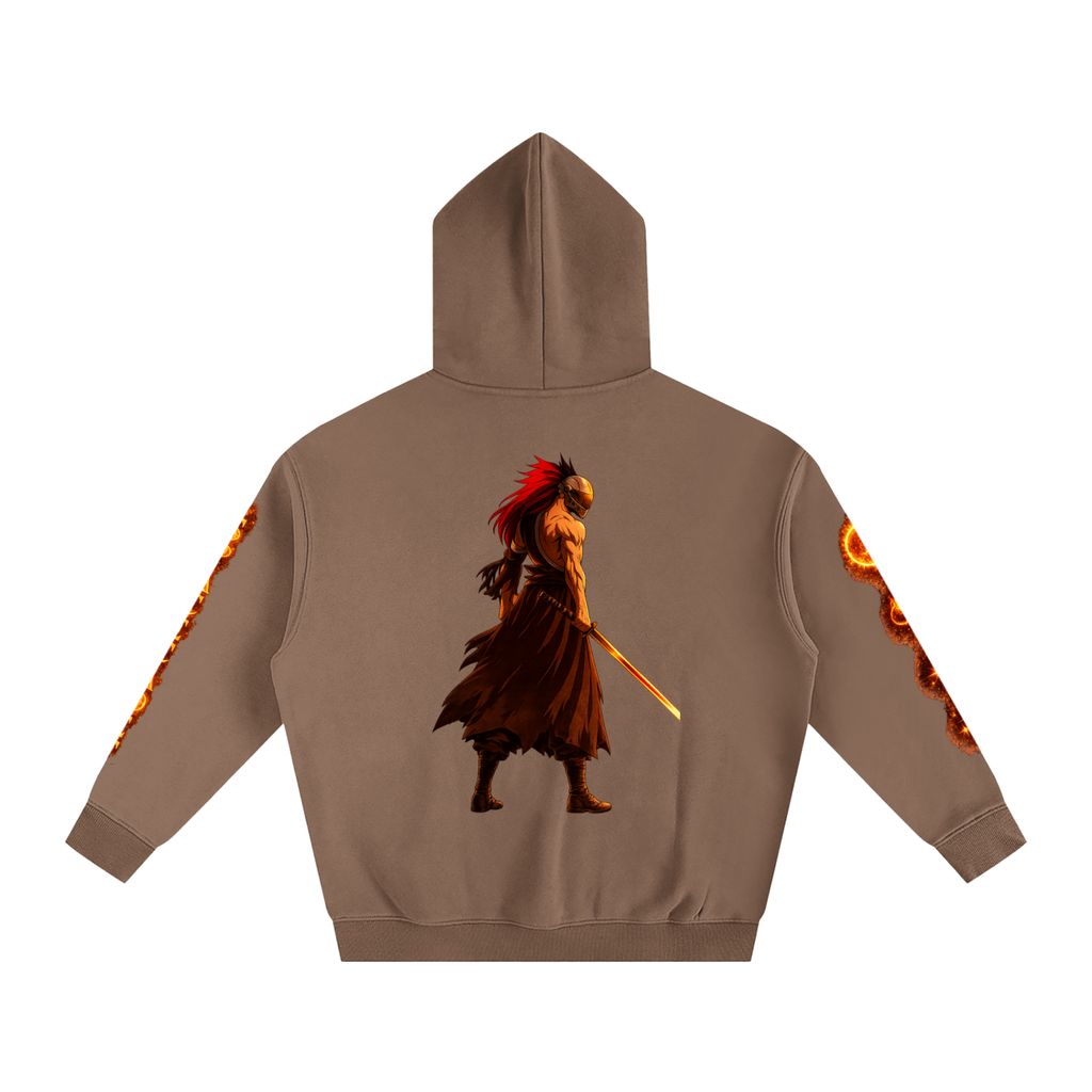 Sun Oversize Fleeced Hoodie