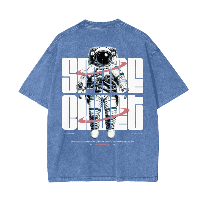 Official V2 Space Cadet Acid Wash Oversize T-Shirt