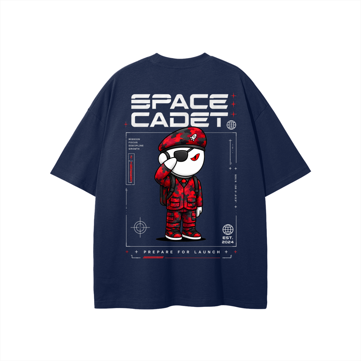 V4 Space Cadet Camo Red