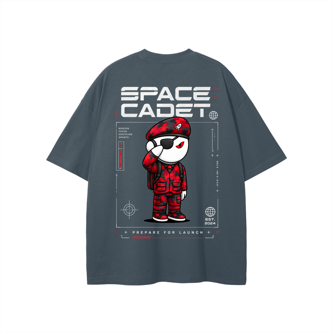 V4 Space Cadet Camo Red
